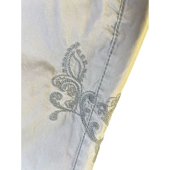 Y2K Aeropostale Embroidered Khaki Cargo Pants Jrs Size 7/8 90s Retro Gorpcore - Picture 9 of 10